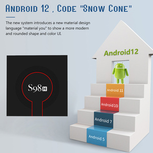 S98H Allwinner מעבד H618 שבב ו<span class=keywords><strong>transpeed</strong></span> 6k hd הזרמה החכם אנדרואיד 12.0 טלוויזיה תיבת h618 6k טלוויזיה סט למעלה תיבת S98H - Product Image 4