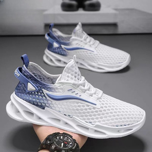 Zapatos para hombre - Nuevo estilo de verano 2026, zapatillas casuales transpirables de malla, calzado deportivo ligero perforado para exteriores, moderno y versátil - Product Image 6