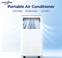 Climatiseur mobile Airwens 12000 BTU, climatiseur portable 220V 50Hz, refroidissement et chauffage, faible bruit