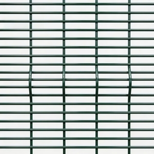 Clôture en <span class=keywords><strong>grillage</strong></span> métallique <span class=keywords><strong>rigide</strong></span> 358 haute sécurité, revêtue de PVC, personnalisée pour les prisons, soudée, anti-escalade - Product Image 4