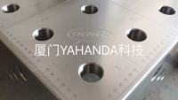 Nouvel accessoire de soudage en acier YAHANDA Q355B personnalisé avec des pinces rotatives réutilisables pour les pièces de structures lourdes