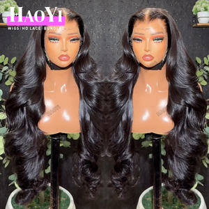 วิกผมลูกไม้ด้านหน้า100% ผมมนุษย์แท้วิกผมมีลูกไม้เต็ม13X6 360ไม่มีกาววิกผม - Product Image 4