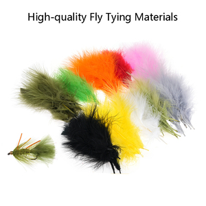 Pluma <span class=keywords><strong>de</strong></span> Marabú <span class=keywords><strong>de</strong></span> <span class=keywords><strong>Pavo</strong></span> Teñida al por Mayor <span class=keywords><strong>de</strong></span> 3-4in/4-5in para Colas <span class=keywords><strong>de</strong></span> Streamer, Colas <span class=keywords><strong>de</strong></span> Nymph, Hackle <span class=keywords><strong>de</strong></span> Mosca y Envoltura <span class=keywords><strong>de</strong></span> Cuello - Product Image 2