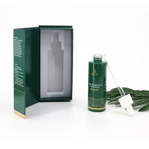 Tùy Chỉnh 60Ml Màu Xanh Lá Cây Tươi Sáng Tinh Dầu Chai Thủy Tinh Nhỏ Giọt Chai Mỹ Phẩm Chất Lỏng Huyết Thanh Chăm sóc Da Dầu Chai Với Bao Bì Hộp - Product Image 1