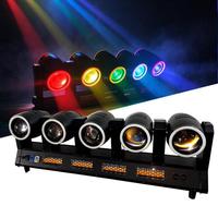 Nouvelle lumière à faisceau non lumineux à cinq têtes et double face, DMX512, RGB, idéale pour les fêtes, les spectacles et les événements scéniques disco