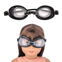 Nouveau 18 pouces poupée lunettes de natation accessoires de poupée été plage lunettes de natation
