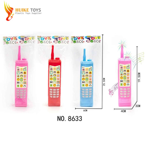 2025 pas cher enfants téléphone portable avec batterie jouet en plastique petite musique téléphone portable jouet cadeau - Product Image 1