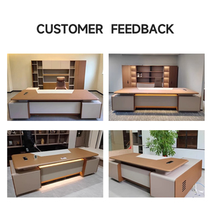 Bureau de direction modulaire en bois de luxe, design moderne, qualité supérieure, mobilier de bureau durable - Table et bureaux de travail - Product Image 4