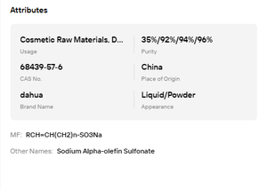 Alfa Olefin Sulfonato de Sodio AOS 35% 92% 94% para Detergente - Product Image 6