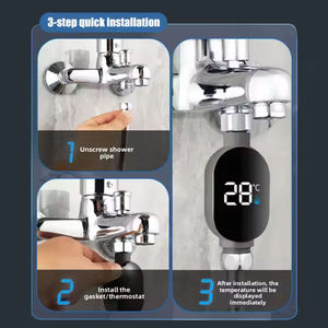 Визуальный термометр для душа, водонепроницаемый термометр для ванной, универсальный измеритель температуры воды для душевых леек - Product Image 5