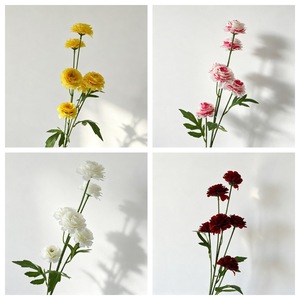 Fleurs de pivoine artificielles, branche unique, en soie polyester, pour décoration de mariage, fournitures florales, décorations de festival - Product Image 5