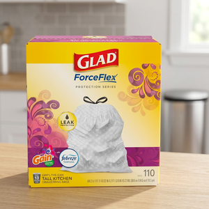ถุงขยะพลาสติก Glad รุ่น ForceFlex Protection Series แบบใช้แล้วทิ้ง ขนาดใหญ่ 13 แกลลอน - Product Image 3
