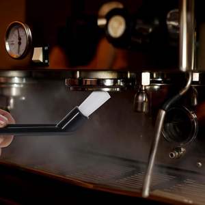 Brosse pour machine à expresso, tête en nylon de 6 pouces, brosse de nettoyage pour expresso, brosses noires pour moulin à café - Product Image 3