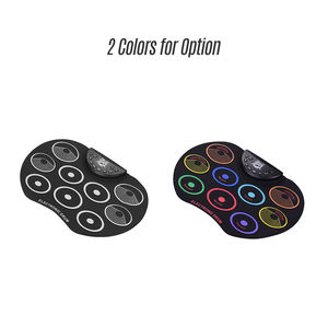 Batería Electrónica Enrollable con 9 Pads de Silicona, Alimentación USB/Batería, con <span class=keywords><strong>Baquetas</strong></span> y Pedales - Product Image 2