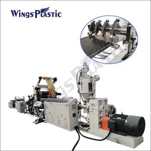 Plastic PVC Sheet PP PE PC Single Screw Plastic Sheet Extruder Extrusion Making Plastic Machine For PP PE Sheet