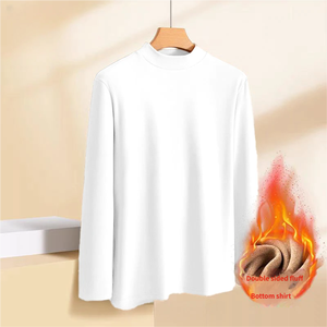 חולצת טי לגברים עם צווארון גבוה, שרוולים ארוכים, גזרה רחבה ונינוחה, בד ארוג נושם, תערובת פוליאסטר/ספנדקס, הדפס לוגו בהתאמה אישית של יצרן ציוד מקורי (OEM), דו-צדדית. - Product Image 5