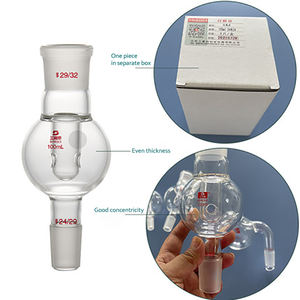 Adaptor Perangkap Distilasi Kjeldahl Kaca; Perangkap Rotary Evaporator, Adaptor Anti-Mendaki; Adaptor Pencegah Busa - Product Image 4