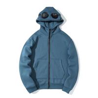 HO Sweat à capuche unisexe décontracté de style streetwear, à manches longues, entièrement zippé, vierge, patchwork, avec capuche ronde, personnalisable avec logo