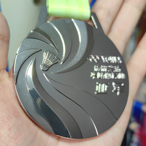 Các Nhà Sản Xuất Thiết Kế Vàng Bạc Bronze Kim Loại Thể Thao Bữa Ăn Cầu Lông Vô Địch Đua Huy Chương - Product Image 6