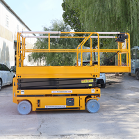 Piattaforma a forbice semovente, impalcatura mobile, piattaforma di lavoro aerea elettrica mobile, altezza di lavoro 8m per l'edilizia