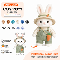 Peluche personnalisée de raton laveur chef de dessin animé, cadeau promotionnel, mini jouet en peluche doux au design personnalisé