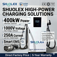 Borne de recharge rapide DC SHUOLEX nouvelle génération haute puissance 480 kW, quatre pistolets CCS2 à sortie simultanée pour station de recharge publique