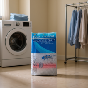 Bolsa de Lavado Mnj 30X30Cm de Malla Gruesa para Artículos Delicados y Calcetines - Product Image 2