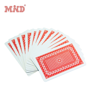 Custom Printing Logo Waterproof Plastic PVC / Paper 777 Poker Playing Cards