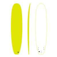 Planche de surf en mousse longue planche de surf d'usine avec laisse planches de surf souples pour l'école de surf