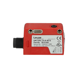 เซ็นเซอร์อ้างอิงแบบไดนามิก Leuze DRT25C.3/L6-M12 รุ่นดั้งเดิมและรุ่นใหม่ |   ของแท้และใหม่ 50141897 สำหรับระบบอัตโนมัติในการบรรจุภัณฑ์ - Product Image 1