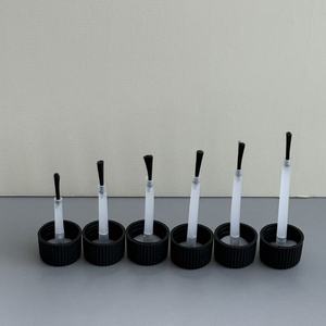18mm Gel/esmalte <span class=keywords><strong>de</strong></span> uñas uso botella <span class=keywords><strong>de</strong></span> aceite esencial botella <span class=keywords><strong>de</strong></span> vidrio cepillo negro/blanco <span class=keywords><strong>tapas</strong></span> <span class=keywords><strong>de</strong></span> plástico 5 <span class=keywords><strong>10</strong></span> 15 20 30 50 ml tapa <span class=keywords><strong>de</strong></span> plástico PP - Product Image 5