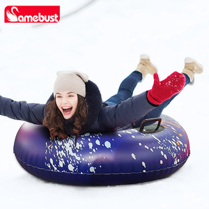 Tubo de nieve inflable Samebust de 47 pulgadas, material grueso, juguete de esquí de invierno para adultos, uso en exteriores - Product Image 2