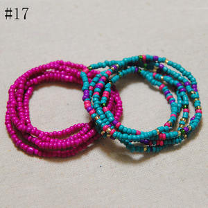 Perles de ventre pour la perte de poids de la taille sans étirement grande taille cravate sur les perles de taille pour les femmes <span class=keywords><strong>bricolage</strong></span> longueur personnalisée réglable - Product Image 5