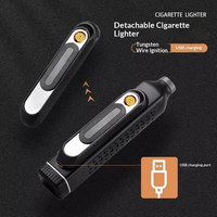 Cendrier de voiture avec allume-cigare intégré, rechargeable par USB, anti-cendres, pour conducteur fumeur, cadeau créatif pour les amateurs de tabac