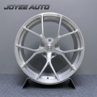 Jantes forgées sur mesure en argent, à 5 branches, de 17 à 24 pouces, 5x112, 5x114.3, 5x120, pour voitures particulières Audi, Mercedes-Benz, BMW