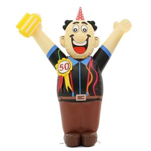 Aufblasbare sarah-superwoman-puppe mit gebläse und altersbekanntzug 3,8m hohe aufblasbare puppe zum verkauf - Product Image 5