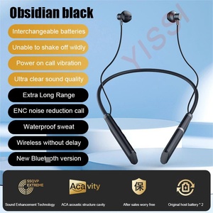 Auriculares TWS con baterías intercambiables B998, Auriculares deportivos para colgar en el cuello, ENC auriculares inalámbricos para juegos, novedad - Product Image 4