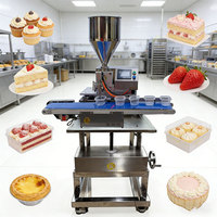 Machine à injecter la crème pour gâteaux ZD200E-A avec écran tactile LED et fonction d'aspiration automatique, équipement pour la production de crème glacée et de cupcakes