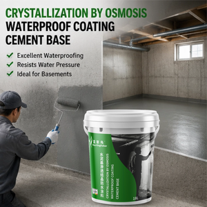 Revêtement imperméabilisant en ciment auto-scellant à cristallisation osmotique anti-infiltration pour chambres à valve en béton, fabriqué sur mesure en usine - Product Image 1
