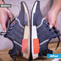 AKSGRP nettoyant pour chaussures en mousse en spray avec étiquette personnalisée nettoyant pour chaussures en mousse de 8oz