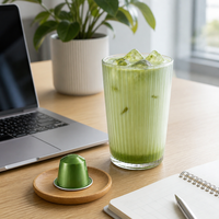 Capsules de café matcha, capsules de matcha cru, capsules d'ube, capsules de matcha en sachet