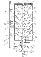 Mélangeur horizontal à vis hélicoïdale en acier au carbone haute efficacité pour engrais, produits chimiques et aliments, avec moteur et roulement