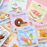 Nekoni Laser Autocollants Pack Kawaii Stickers Décoratifs Clair Auto-Adhésif Alimentaire Main Compte Autocollants pour Autocollant Papier Flocons
