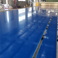 Feuille de plastique HDPE résistante aux UV, panneau en polyéthylène résistant aux intempéries pour les projets d'aménagement extérieur et de construction
