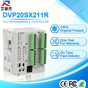 Controlador Lógico Programable (PLC) DVP20SX211R Original, Nuevo, DVP20SX211T DVP20SX211S, 20 Puntos de E/S, 24VDC, Módulo CPU Host - Product Image 1
