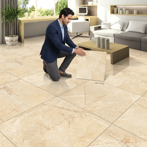 เซรามิกกันลื่นสำหรับขายกระเบื้องปูพื้นลายไม้60x60กันกรดสำหรับบ้านอุตสาหกรรมพื้นผิวกราฟิกห้อง ISO - Product Image 1