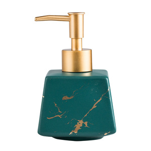 Hôtel Clubhouse Art Déco Design Céramique Désinfectant pour les Mains Gel de <span class=keywords><strong>Bain</strong></span> Shampooing <span class=keywords><strong>et</strong></span> Lotion Presse Bouteilles pour Mariage Salle de <span class=keywords><strong>Bain</strong></span> Fournitures - Product Image 5