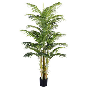 QIHAO Palmier Phénix Artificiel 180cm 210cm Hauteur, Plante Décorative d'Intérieur et d'Extérieur à Haute Simulation - Product Image 5