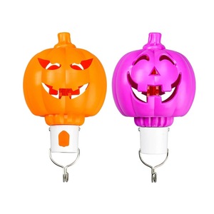 Halloween Pumpkin Led Light Rechargeable <b>Battery</b> <b>Operated</b> Indoor Decoration Plastic 122x83mm - Product Image 1