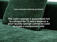 Juego de sofá comprimido con diseño de bloques de esponja pura tipo tofu, sin estructura, se puede usar para dormir, multifuncional